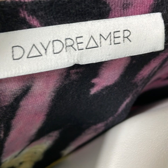 Daydreamer Black and Rainbow Tie-Dye Tee - Picture 6 of 7